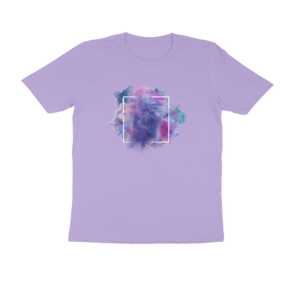 Half Sleeve round neck T-shirt- Color blast