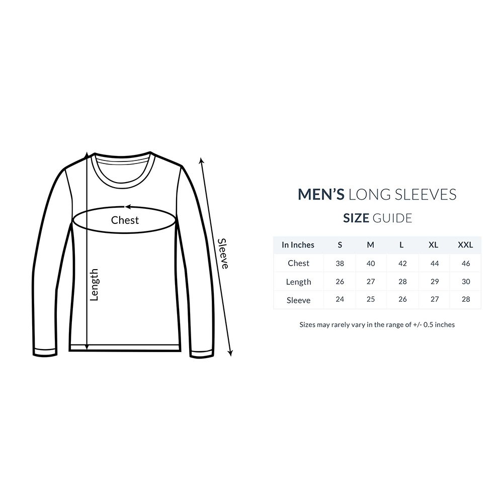 Full Sleeve Round Neck T-Shirt : tribal logo - Image 5
