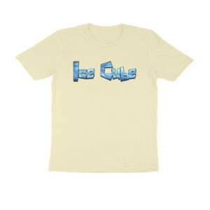 Half Sleeve Round Neck T-Shirt : Ice cube